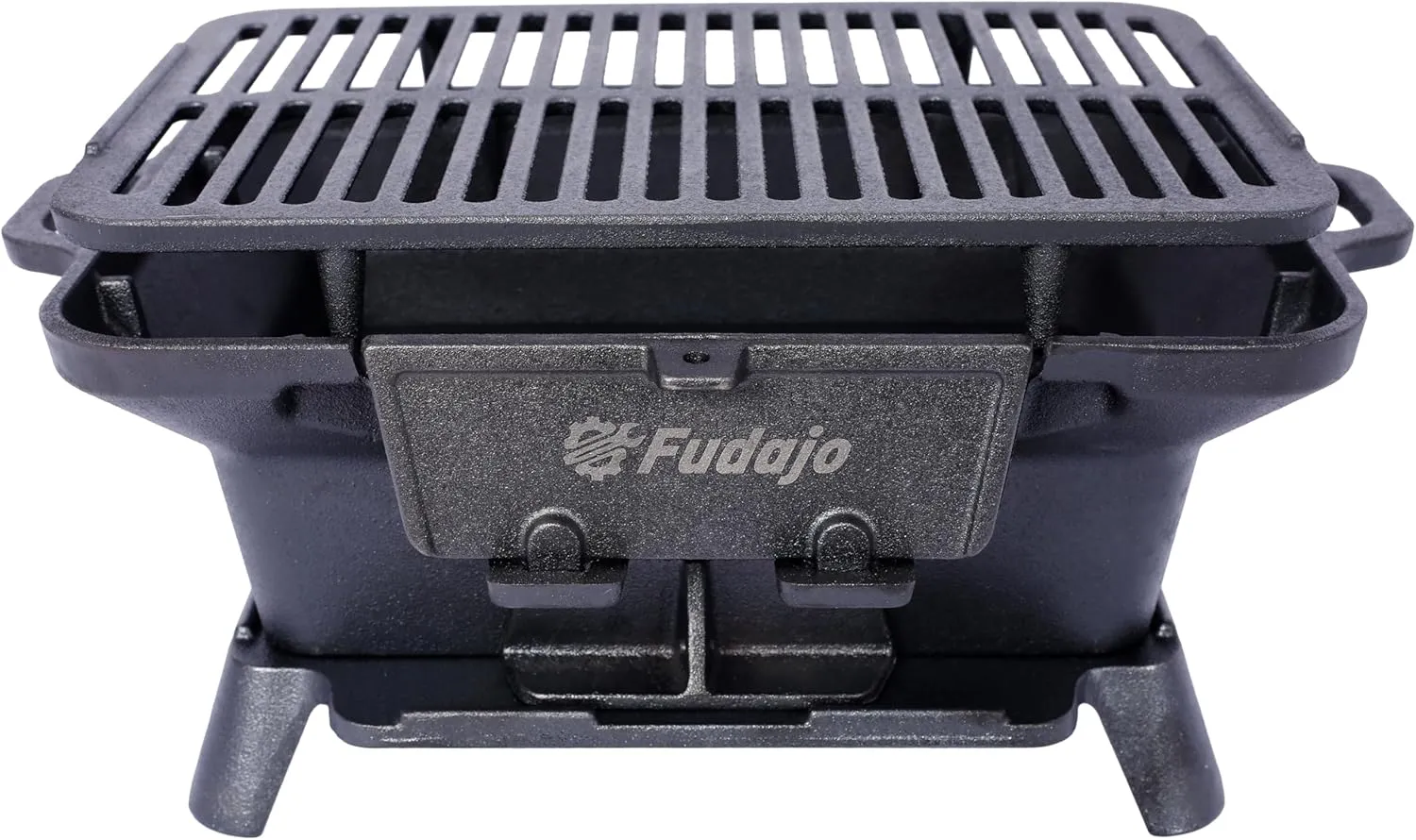 Portable Charcoal Grill for Memorable Outdoor Moments, Compact Cast Iron Design, Camping and Tailgating
