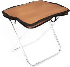 Portable Folding Camping Stool Zip Packed Stool Lightweight Collapsible Stool for Outdoor Camping