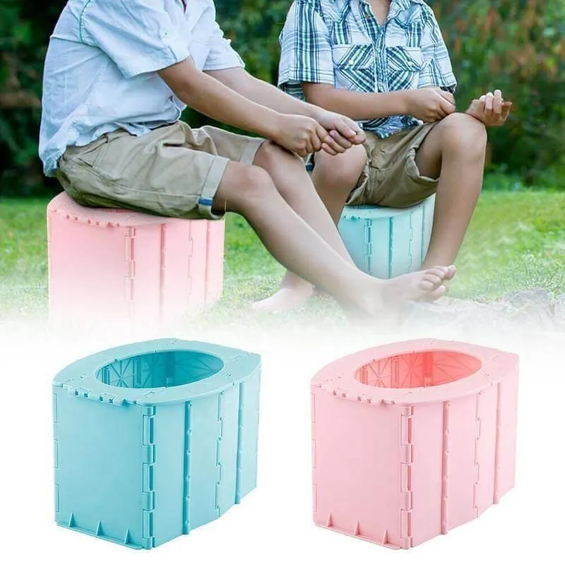 Portable Folding Camping Toilet - Travel Toilet for Outdoors