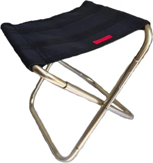 Portable Folding Stool, 3 Seconds Fast Open and Fast fold Camping Stool, Aviation 7075 Aluminum Alloy Frame, Oxford Cloth, Adult Camping Stool can Support up to 180 pounds
