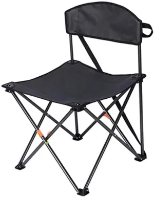 Portable Folding Stool for Outdoor Camping, Compact Oxford Cloth Chair for Picnic, Travel, Train, and Makeup Use