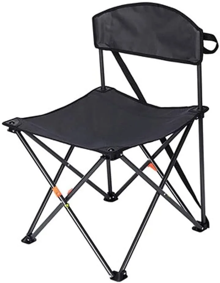 Portable Folding Stool for Outdoor Camping, Compact Oxford Cloth Chair for Picnic, Travel, Train, and Makeup Use
