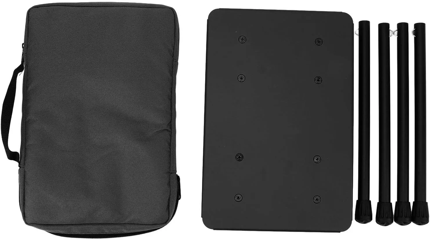 Portable Folding Stool Lightweight Aluminum Oxford Fabric Seat Cushion 330.7lbs Load Bearing Fishing Camping Chair for Hiking