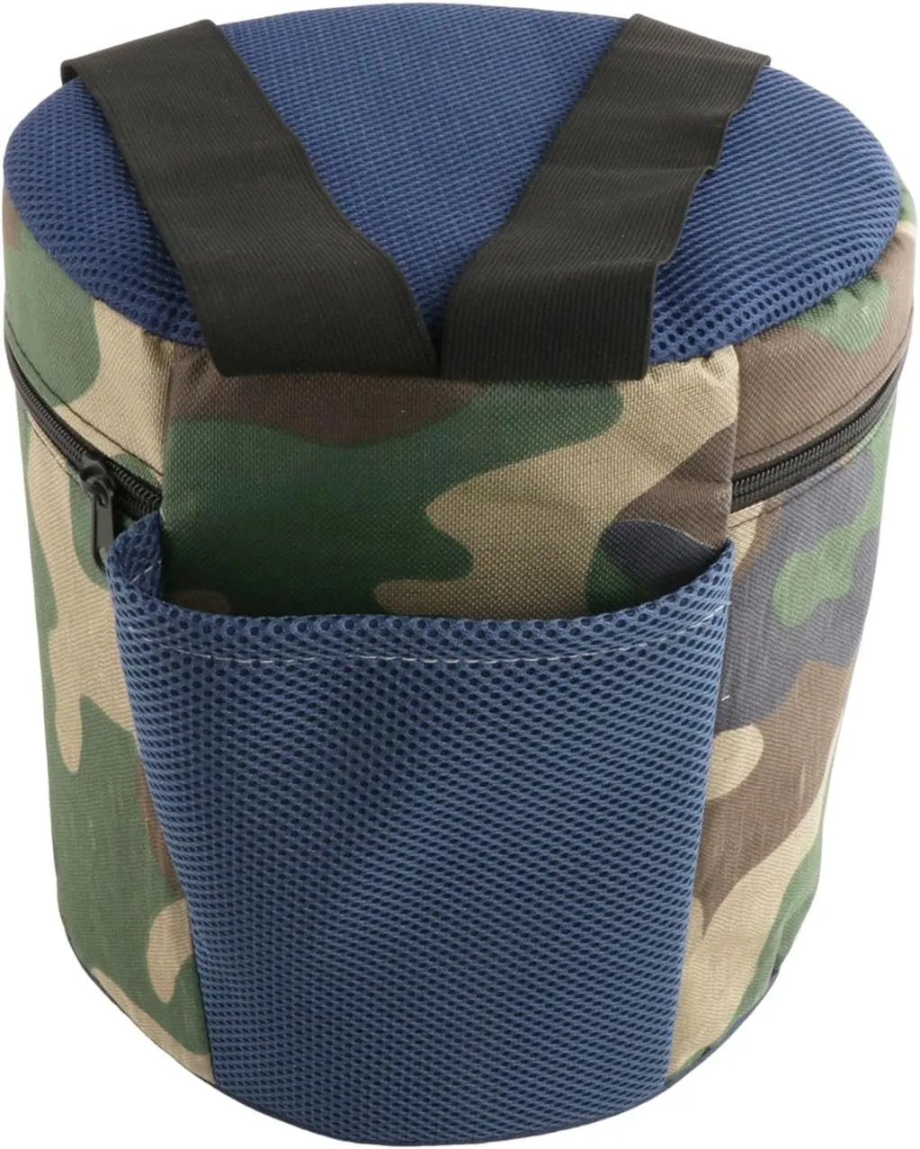 Portable Garden Stool, Camping Seat, Wearable Lightweight,Compact with Pouch,Footstool,Weeding Chair for Camping,Lawn Sitting, Blue