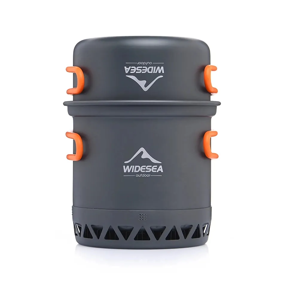 Portable Outdoor Cooking Set - Lightweight 1.3L & 2.3L Cookware for Camping & Hiking
