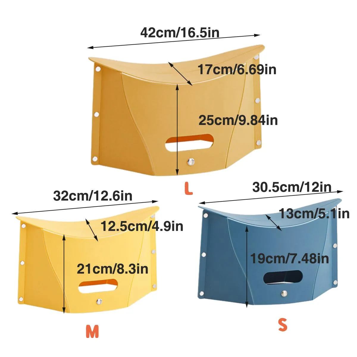 Portable Outdoor Folding Stool Camping Fishing Chair Lightweight for Travel