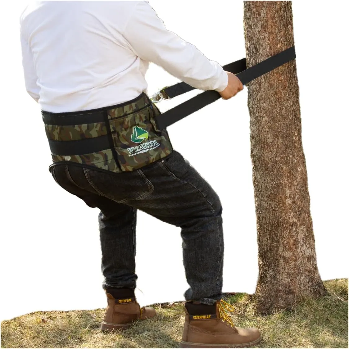 Portable Outdoor Toilet Strap,Crap Strap for Pooping in The Woods,31.5(Length) x 9.8(Width) inch Wide Back pad, Perfect Solution for Camping, Hiking, Travel, Fishing, Hunting