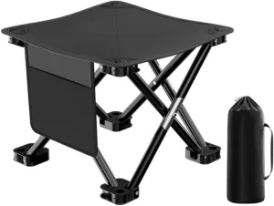 Portable Seating Stool,Fishing Stool Lightweight Stool Seat for Camping Fishing Hiking Gardening Outdoor Walking Backpacking Travelling and Beach with Carry Bag L