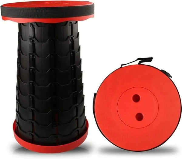 Portable Telescoping Folding Stool Lightweight.