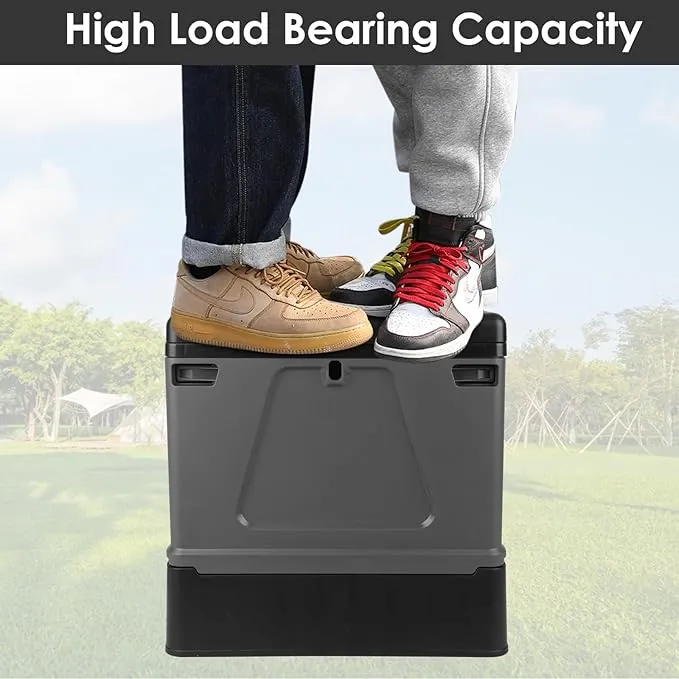 Portable Toilet for Adults Camping,Portable Travel Toilet with Lid,Foldable Portable Emergency Potty for Car/Outdoor Camp