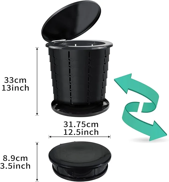 Portable Toilet For Camping Bucket Toilet | Camping Toilets Portable Folding Toilet Bucket | Retractable Toilet Camping Potty For Adults With Bags For Outdoor Camp Boat Toilet Bucket
