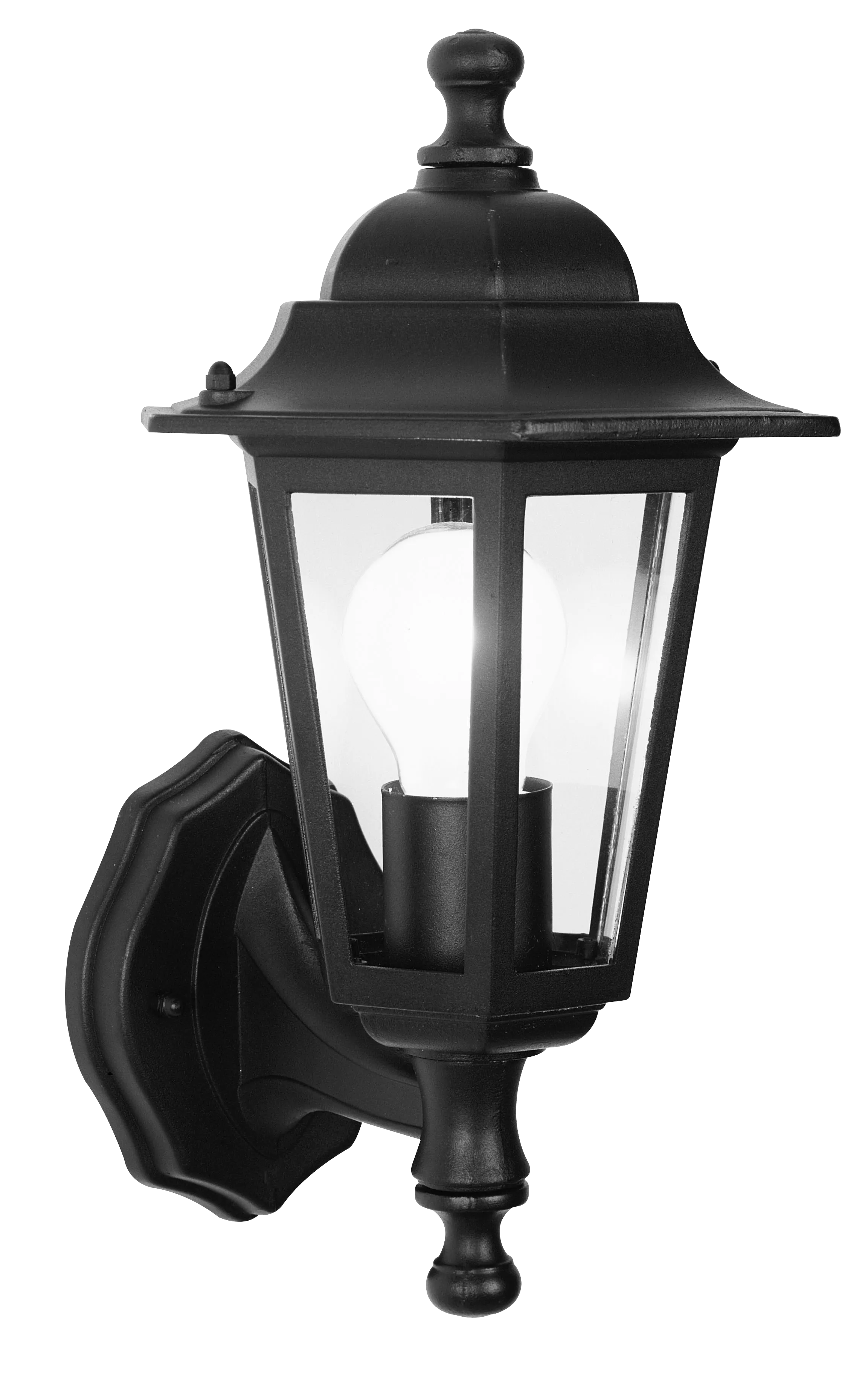 Powermaster S5895 IP44 6 Sided Lantern - Black
