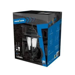 Powermaster S5895 IP44 6 Sided Lantern - Black