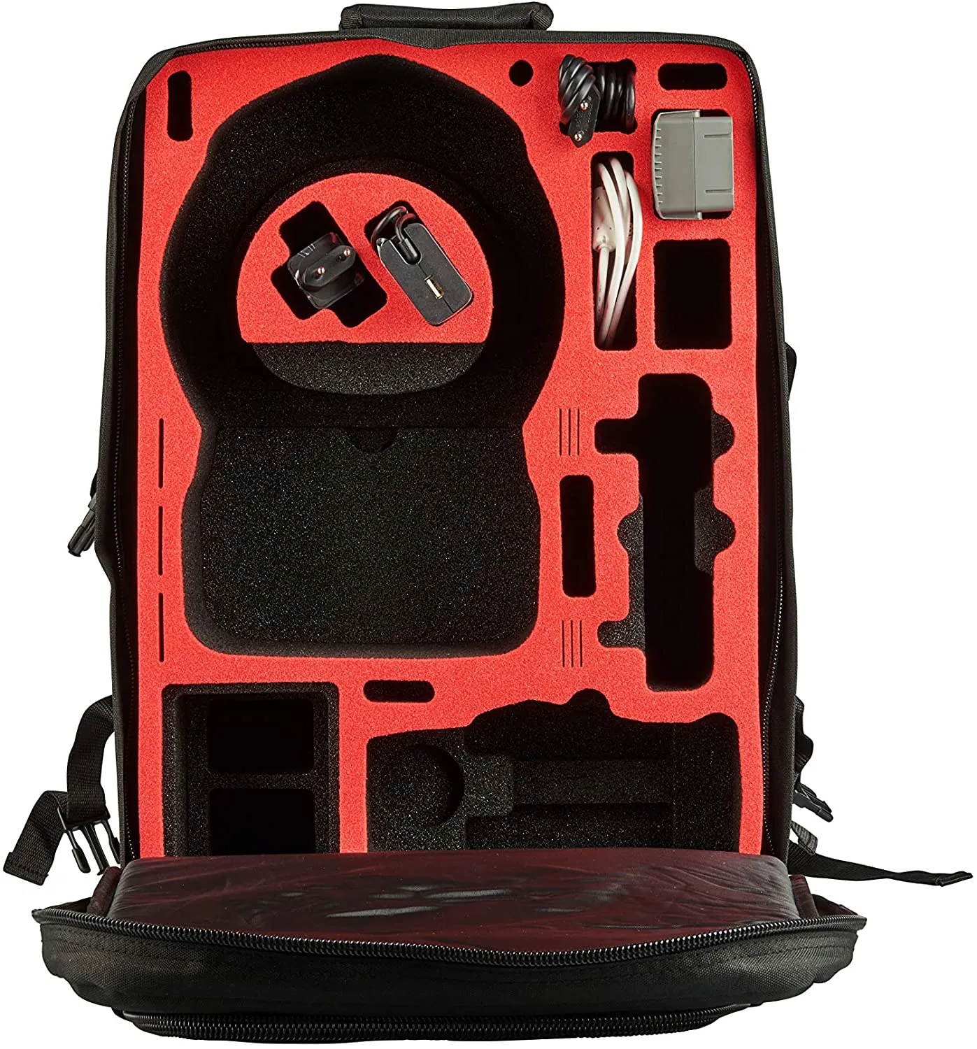 Professional backpack for DJI Goggles also RE and DJI Mavic 2 Pro & Zoom - Made in Germany - incl. Rain cape
