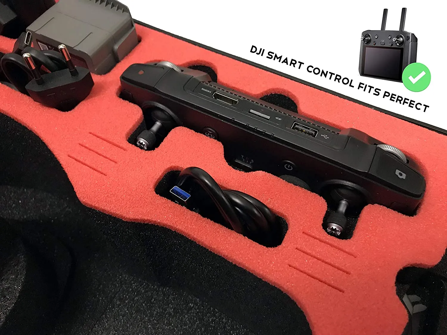 Professional backpack for DJI Goggles also RE and DJI Mavic 2 Pro & Zoom - Made in Germany - incl. Rain cape