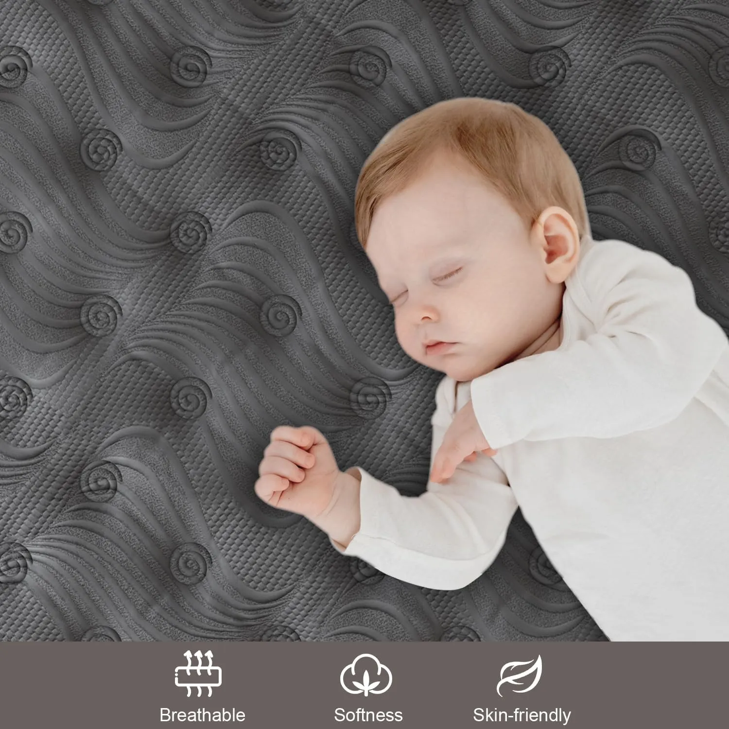 Queen Mattress, 14 Inch Hybrid Mattress Black with Gel Memory Foam and Individually Pocket Innerspring Euro Top Mattresses Medium Firm for Motion Isolation, Edge Support, 100 Night Trial