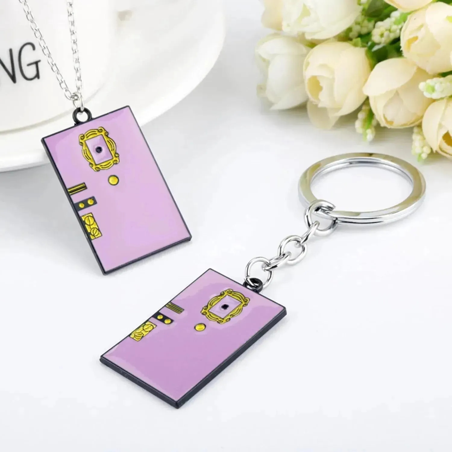 Quirky Friends TV Show Acrylic Keychain