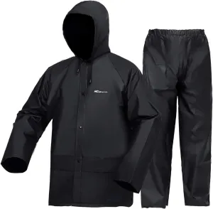 Rain Suit for Men Women EVA Ultra-Lite Waterproof Protective Rain Coat Jacket with Pants Rain Gear Workwear