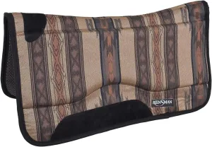 Reinsman Shock Absorbing Square Swayback Contour Saddle Pad, Tacky Too Bottom, 30" L x 30" D x 1" T