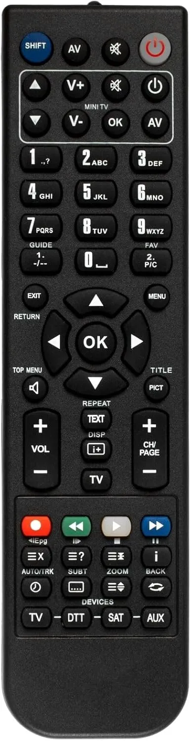 Replacement Remote for Krell KAV500I, KAV300R, KAV250CD, KAV280P #Renmote689017