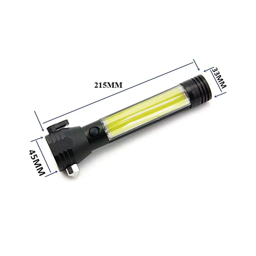 Rescue  Flashlight Light Led Compass Escape Emergency CRONY T09 Portable Tool Safety Usb Hammer Solar Car Rechargeable Unique Hammer Season clearance Solar Hand