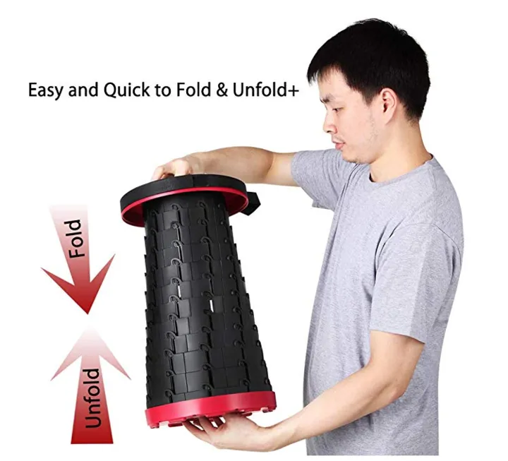 Retractable Folding Stools Portable Plastic Stool