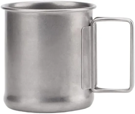 Retro camping water cup 304 stainless steel coffee cup mug 1PC