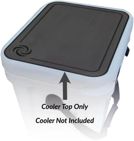 Roadie 24 Cooler Lid Tops - EVA Foam YETI Chest Cooler Peel and Stick Comfort Pad - Hard Side Camping, Boating, Tail Gate, Ice Box Top Cushion