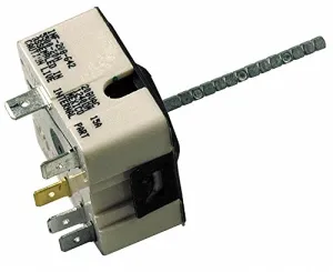 Robertshaw 5500-208 Infinite Switch, 208V, Black Dial
