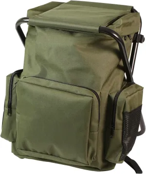 Rothco Backpack & Stool Combo Pack, Olive Drab