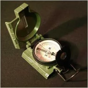 Rothco Olive Drab GI Military Phosphorescent Lensatic Compass