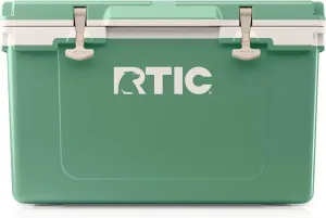 RTIC Ultra-Light 52 Quart Hard Cooler Insulated Portable Ice Chest Box for Beach, Drink, Beverage, Camping, Picnic, Fishing, Boat, Barbecue, 30% Lighter Than Rotomolded Coolers
