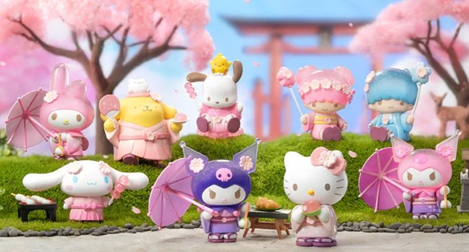 Sanrio Characters Cherry Blossom and Wagashi Series Blind Box