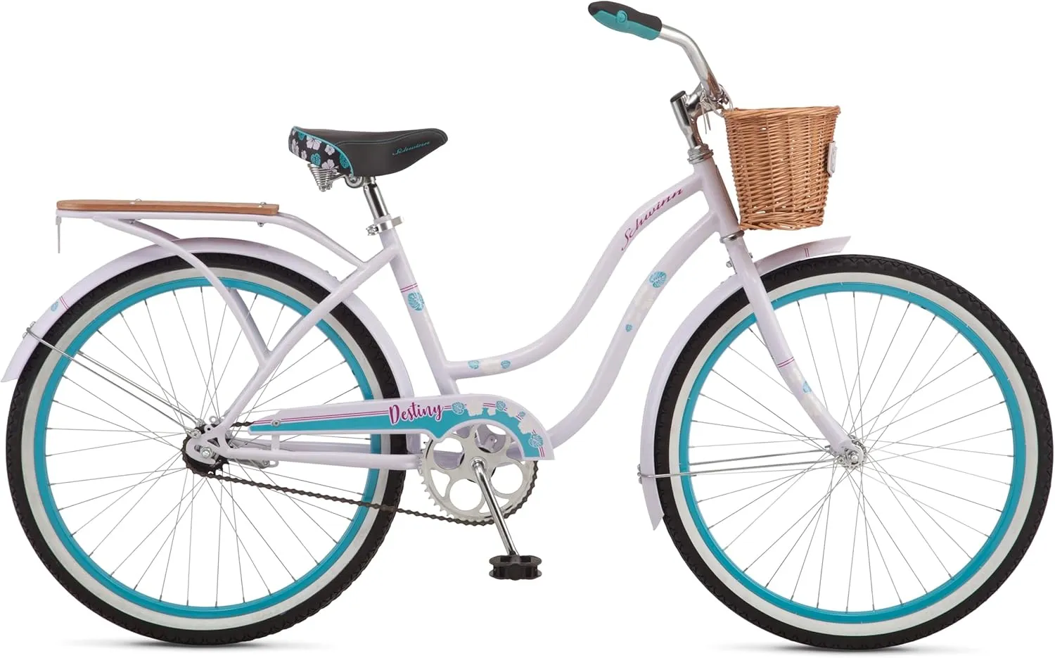 Schwinn baywood Cruiser Bike Featuring Steel Step Through Frame