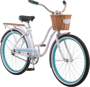 Schwinn baywood Cruiser Bike Featuring Steel Step Through Frame
