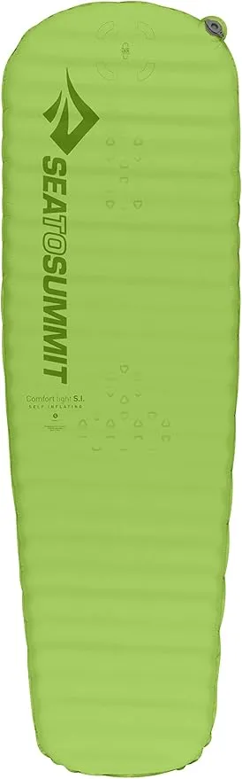 Sea to Summit Comfort Light Self-Inflating Foam Sleeping Pad for Camping and Backpacking, Small (49 x 20 x 2 inches)