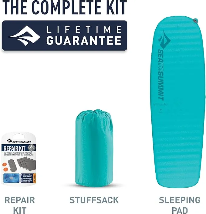 Sea to Summit Comfort Light Self-Inflating Foam Sleeping Pad for Camping and Backpacking, Women's Large (72 x 23 x 2 inches)
