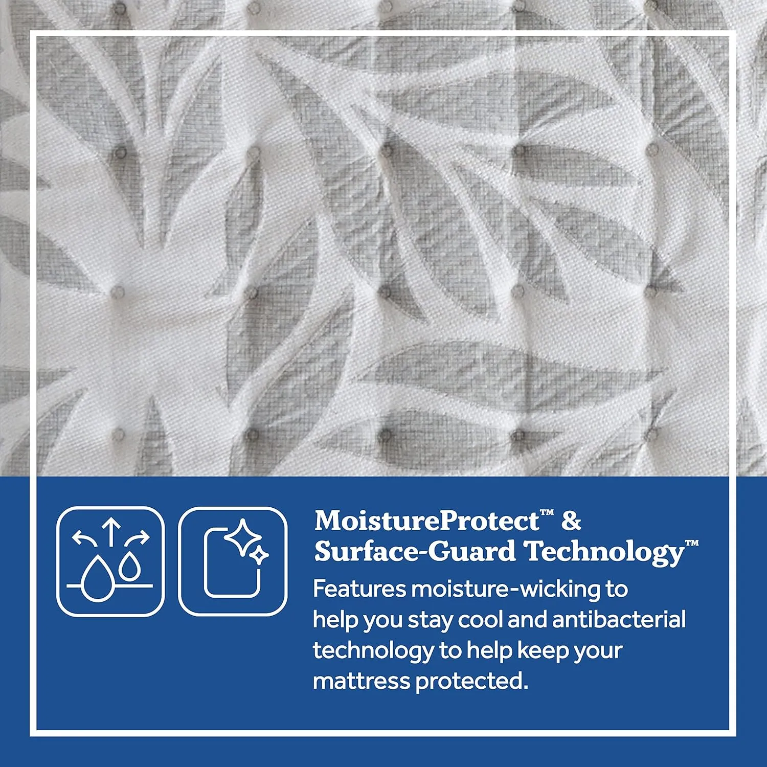 Sealy Posturepedic Spring Silver Pine Faux Eurotop Medium Feel Mattress, King