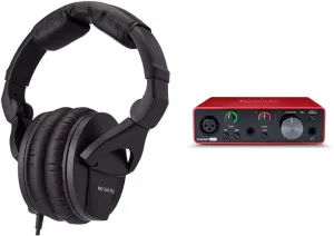 Sennheiser HD280PRO Headphone (New Model) & Focusrite Scarlett Solo (3rd Gen) USB Audio Interface with Pro Tools | First