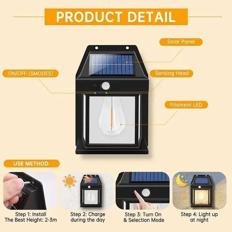 sensor Solar  Tungston Fall discount color) Light Affordable delivery fees Single (random