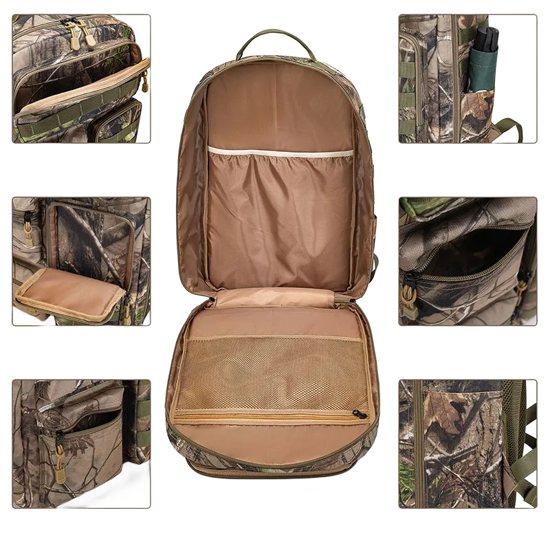 ShedOFF 36L Hunting Backpack Waterproof Camo Hunting Pack with Rain Cover