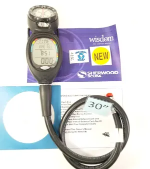 Sherwood WISDOM Air Integrated Scuba Dive Air & Nitrox Computer   Compass