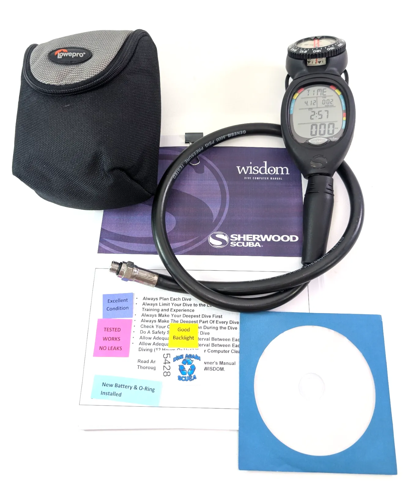 Sherwood WISDOM Air Integrated Scuba Dive Computer Air & Nitrox            #5428