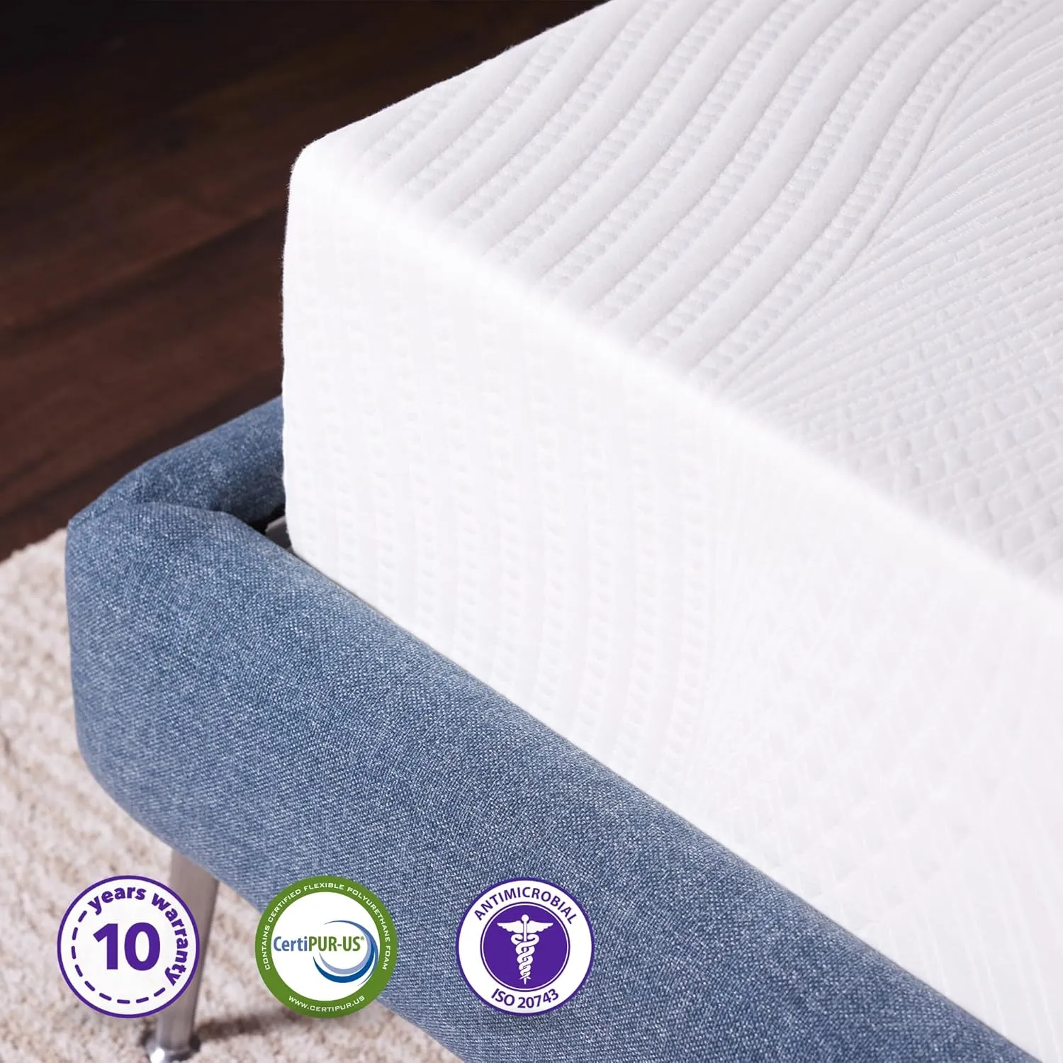 Sierra 9" Memory Foam Mattress — Medium Firm Mattress in a Box, Made in North America with Premium Foam — Twin Size