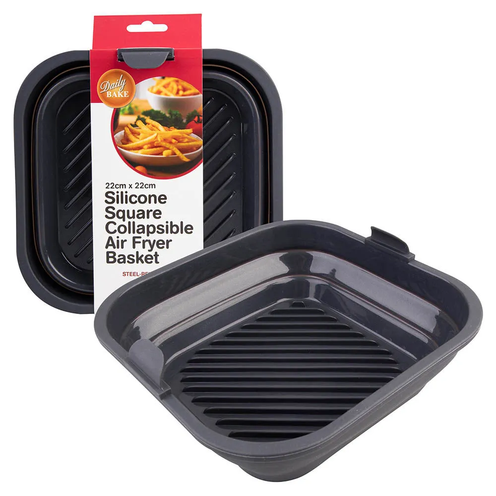 Silicone Air Fryer Collapsible Basket