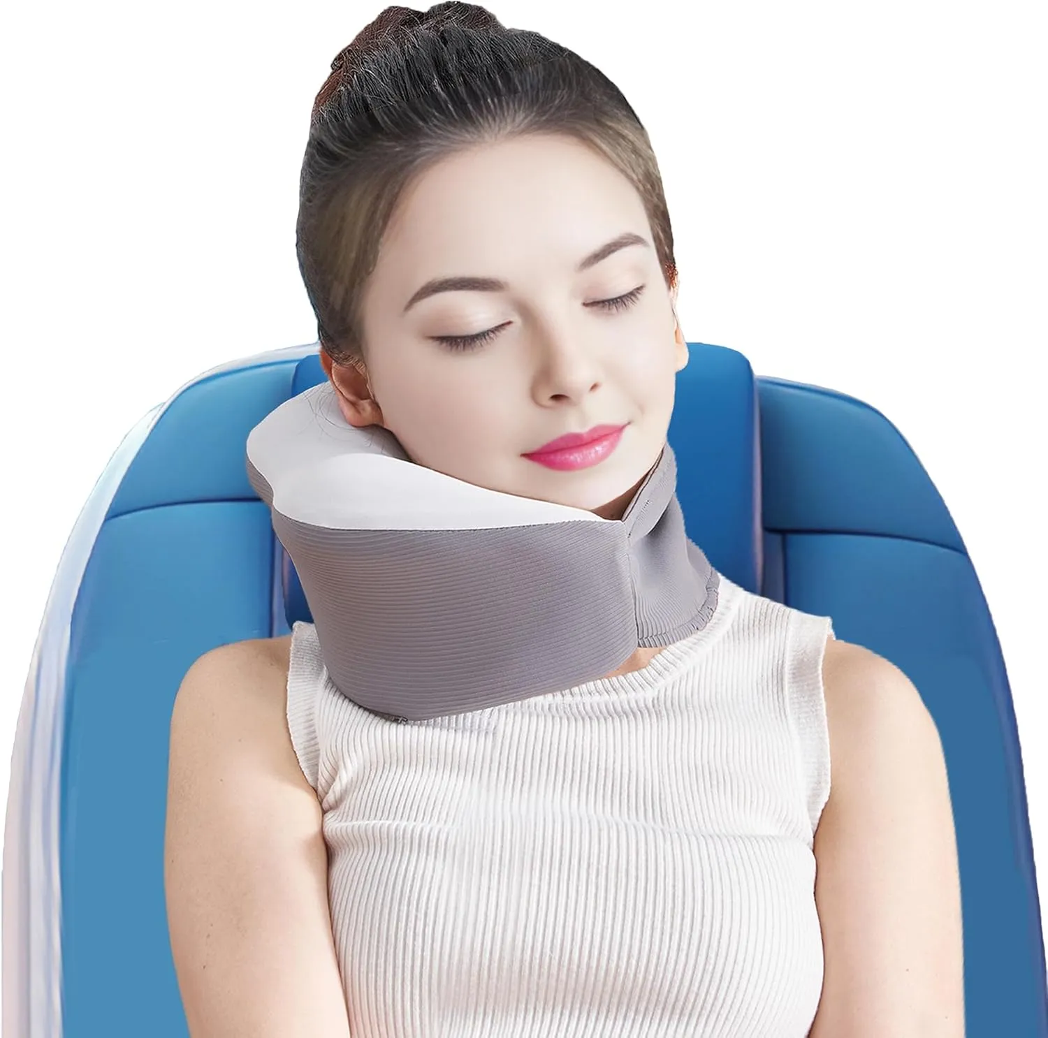 Sleeper Hold Pillow, Travel Pillow for Neck Support, Travel Neck Pillows for Airplanes, Neck Pillow for Sleeping, Airplane Neck Pillow for Long Flights, Eye Mask Head Holder