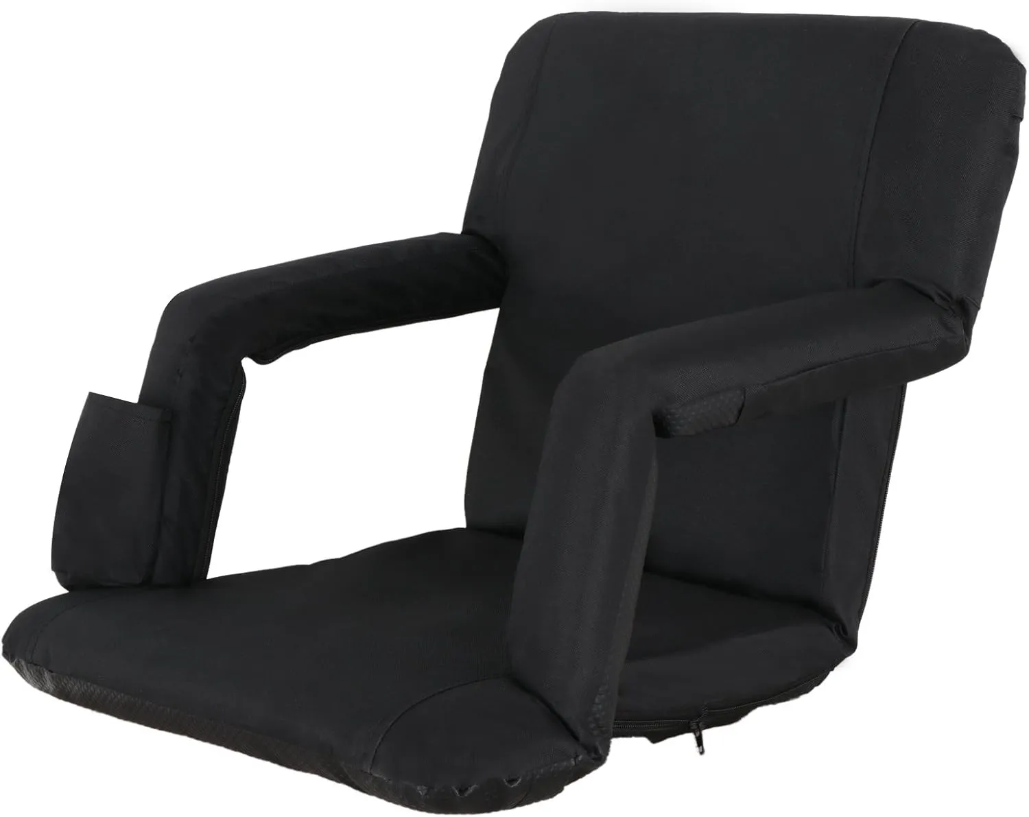 Smartxchoices 20.5"/24.5" Wide Stadium Seat Chair Bleacher Seats Padded with Back Support, Cushion, Arms, Pockets, Anchor Straps, Portable Folding Seat with Shoulder Straps