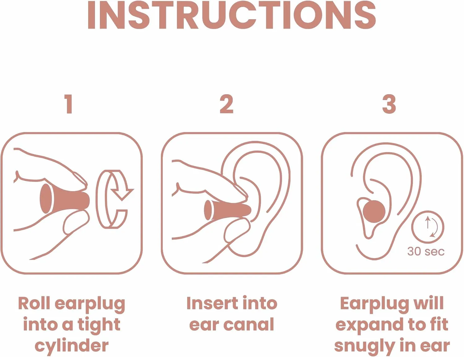 SnoozePlugs Ultra Soft Foam Ear Plugs for Sleeping, 120 Comfortable Foam Ear Plugs for Side Sleepers - 33db NRR, Nightime Earplugs for Snore Blocking, Noise Cancelling Earplugs Sleep Noise Reduction