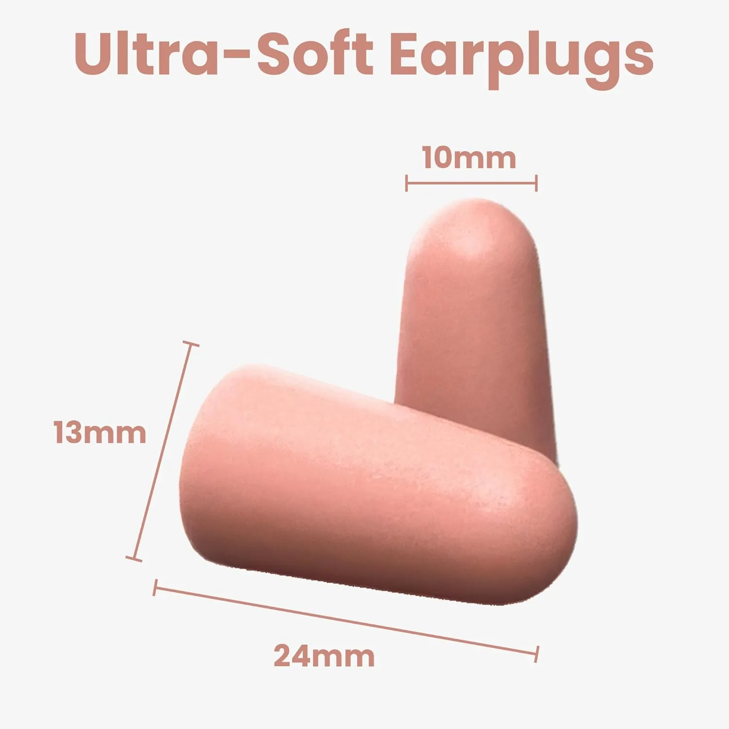 SnoozePlugs Ultra Soft Foam Ear Plugs for Sleeping, 120 Comfortable Foam Ear Plugs for Side Sleepers - 33db NRR, Nightime Earplugs for Snore Blocking, Noise Cancelling Earplugs Sleep Noise Reduction