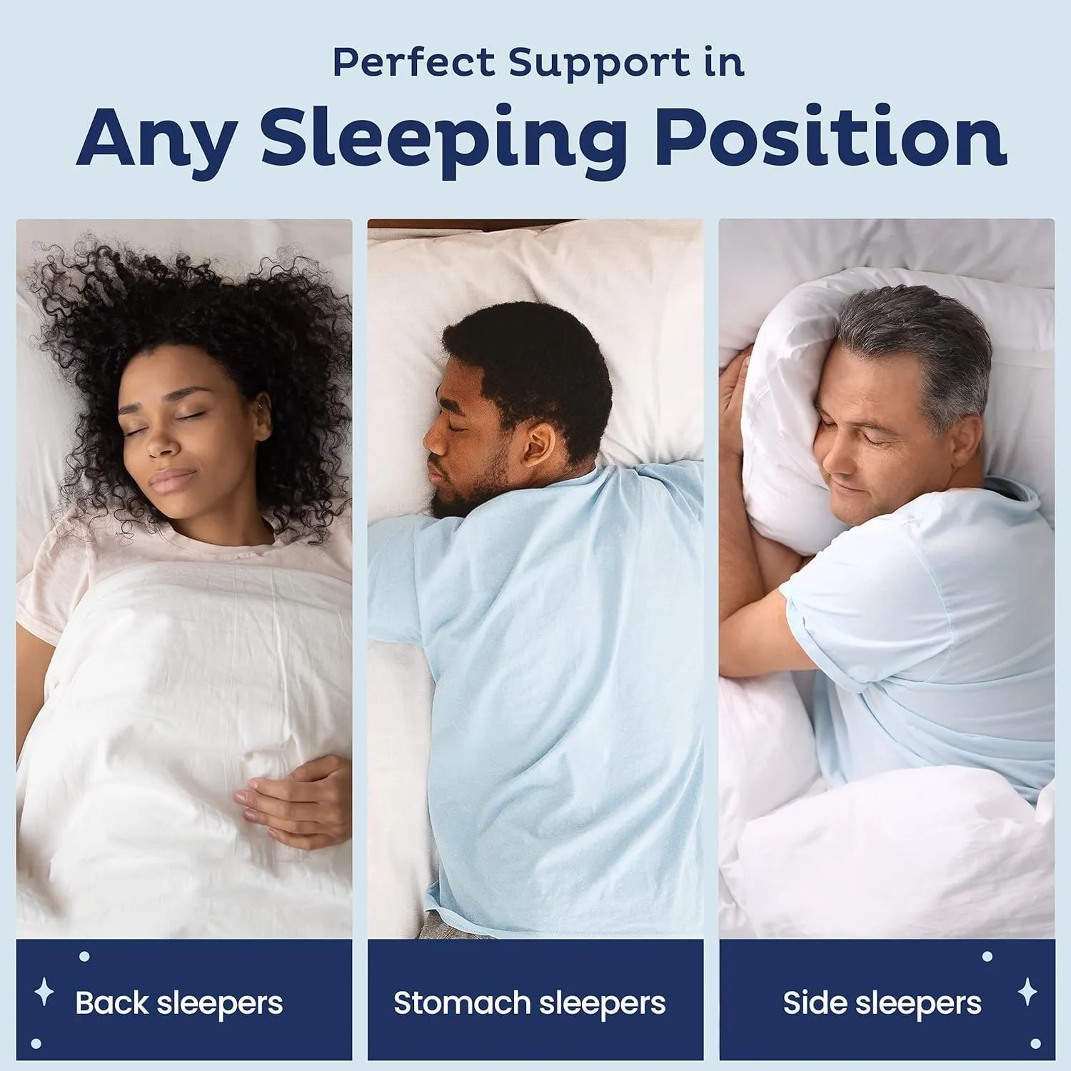 Snuggle-Pedic Adjustable Memory Foam Pillows - ﻿GreenGold Certified Pillow w/ Viscose of Bamboo Cover for Side, Stomach & Back Sleepers - Made in the USA - ﻿Standard